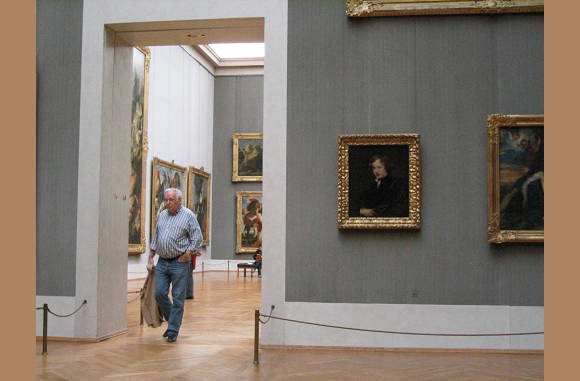Art Museum Large Painting Room Entrance
