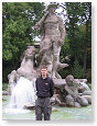 John and a Fountain