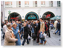 Typical Munich Street Scene (crowded)