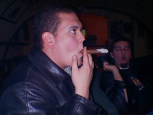 Irish Pub - Andrew with Cigar