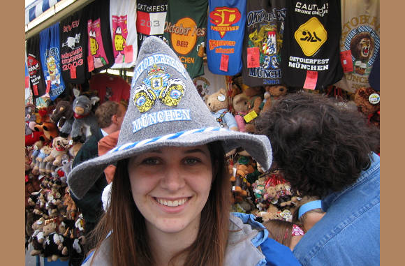 Oktoberfest Corinne's New Hat